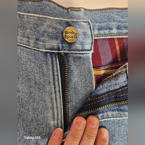 WORK-N SPORT INSOLATED JEANS MENS SIZE 33x32 - Picture 2 of 9